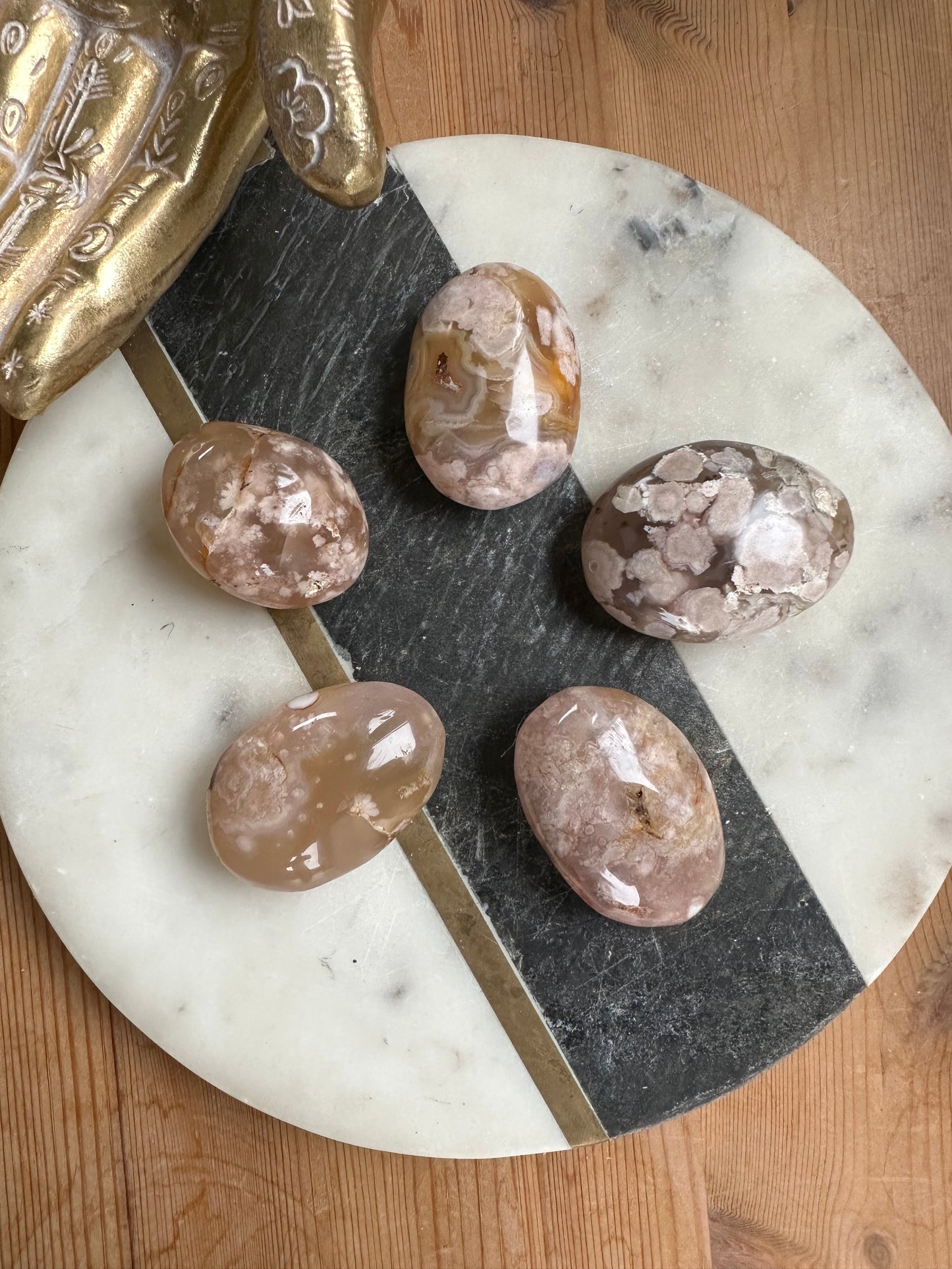 Flower Agate Galet