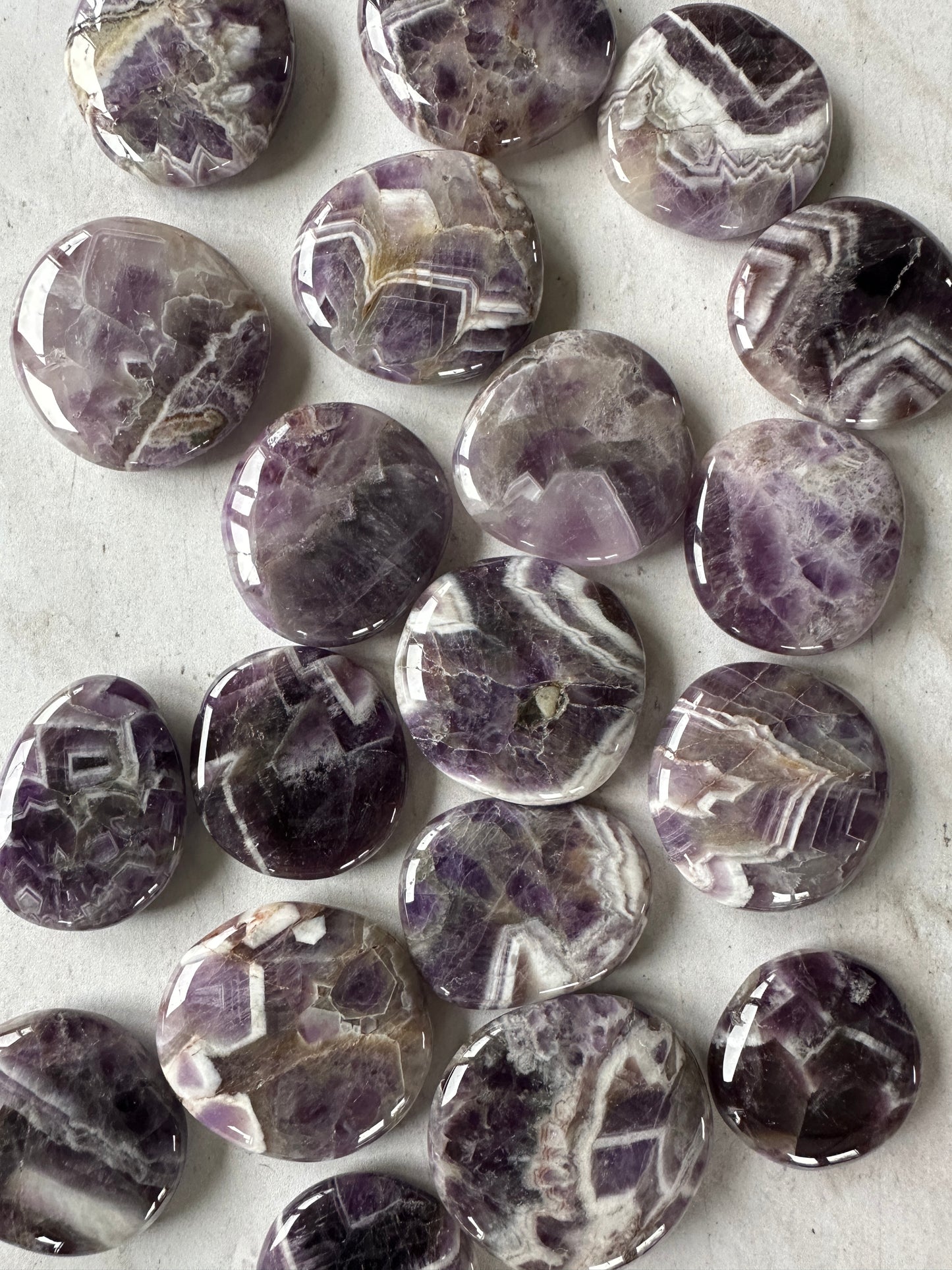 Banded Amethyst Pocket Stone