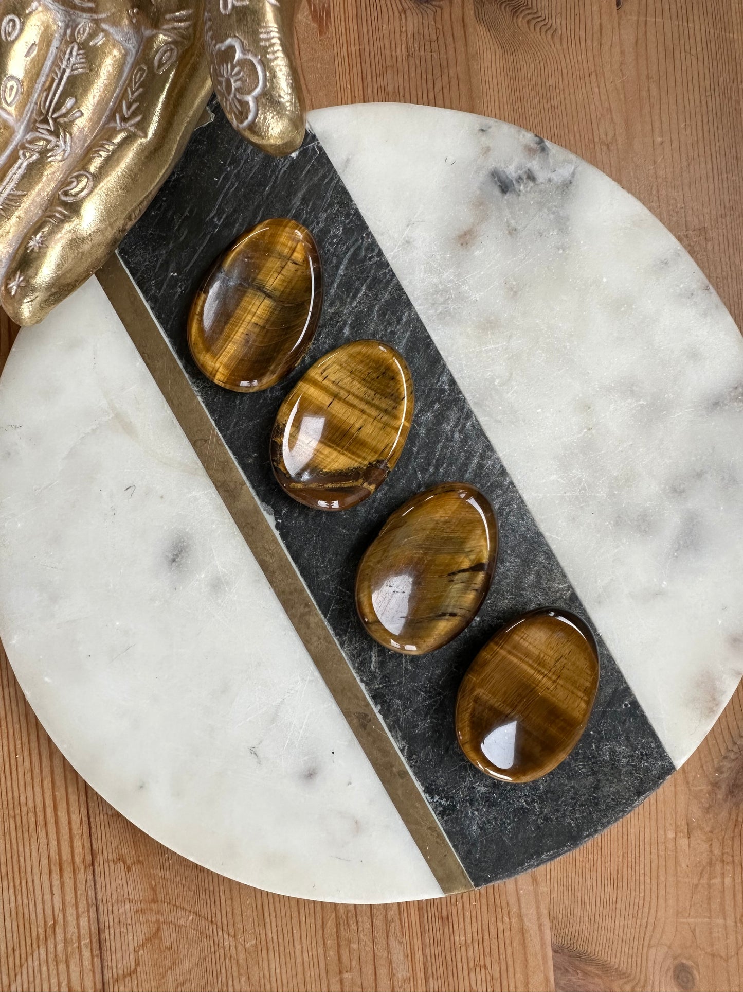 Tigers Eye Worry Stone