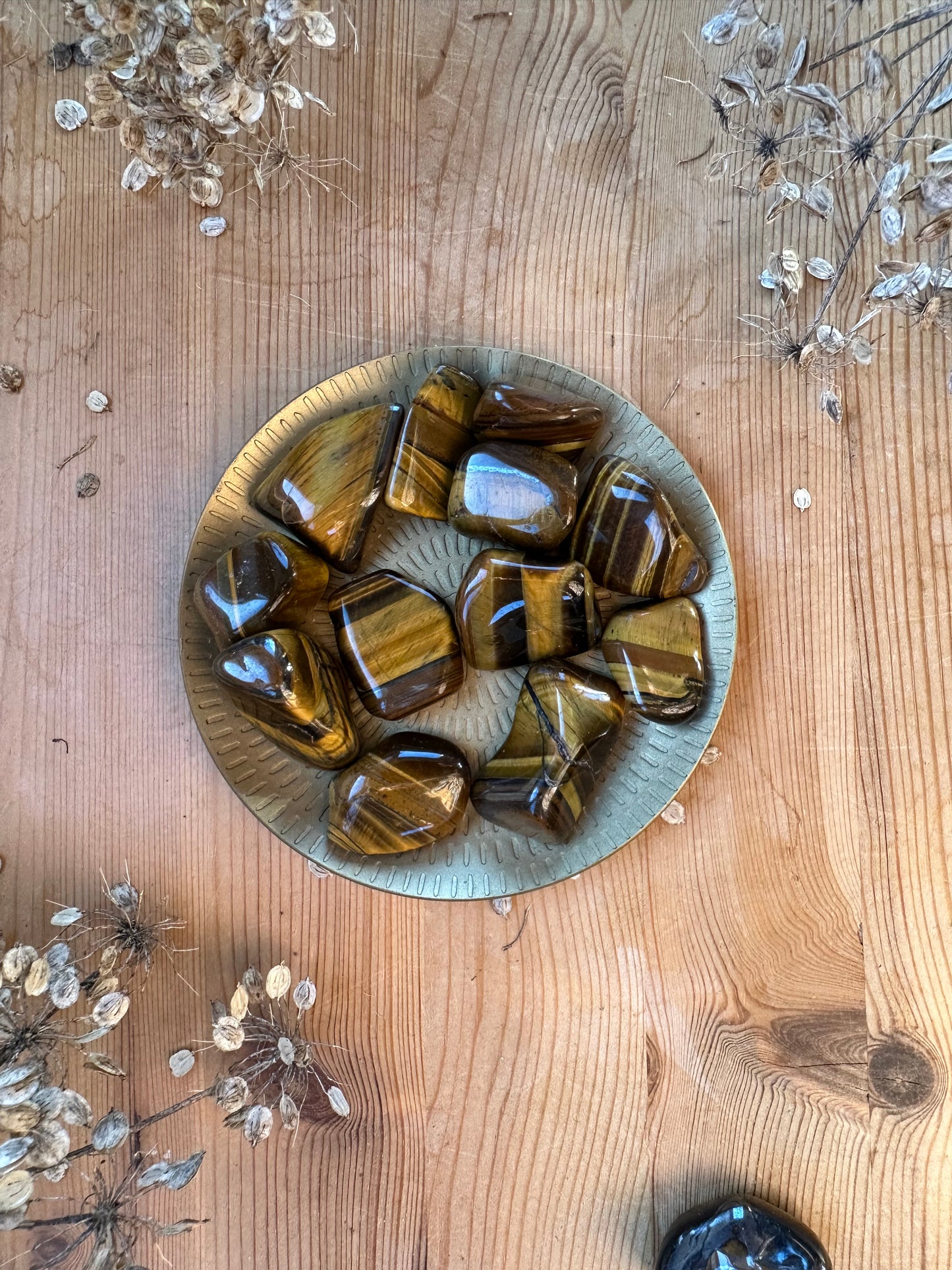 Gold Tigers Eye Tumblestone