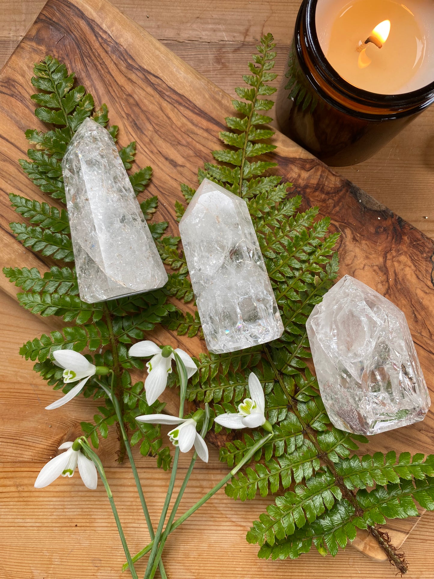 Crackled Quartz Points