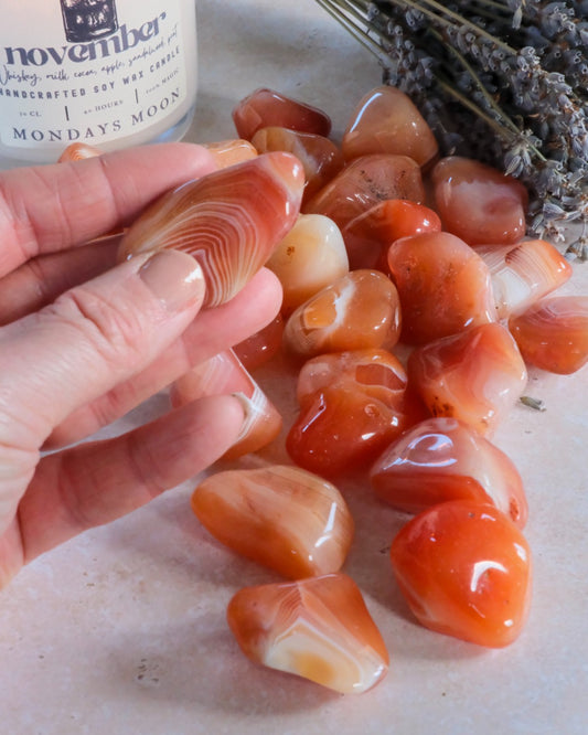 Carnelian Tumblestone