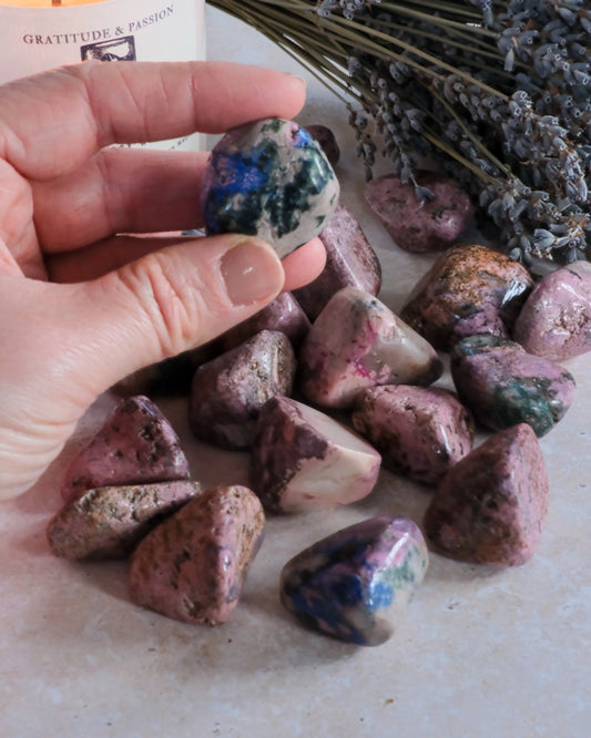 Cobaltian Calcite (Pink) Tumblestones