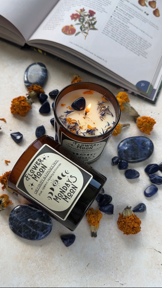 May - Candle and Crystal of the Month bundle