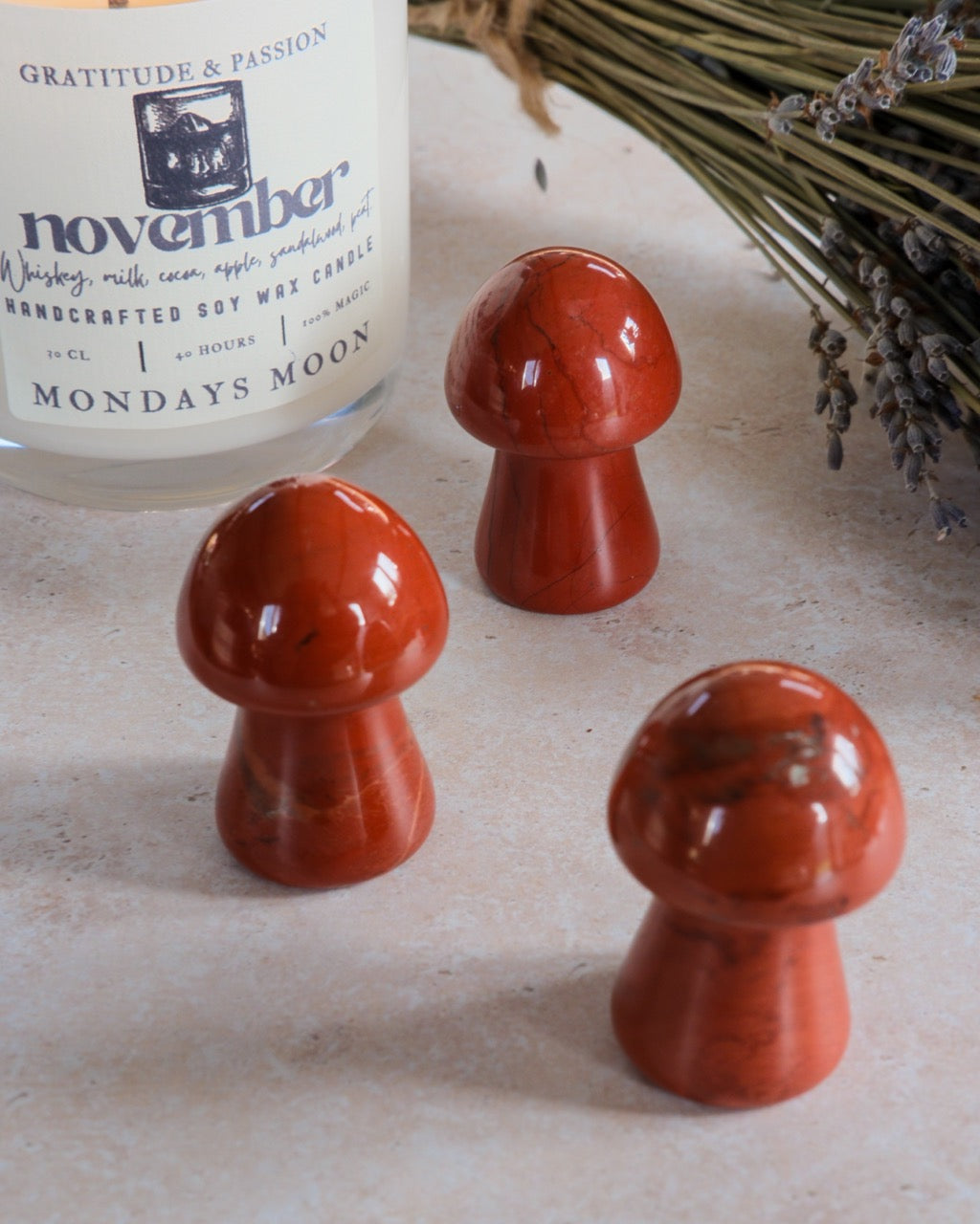 Red Jasper Mushroom