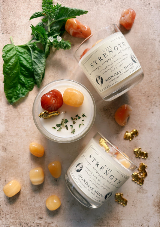 VIII Strength - 30cl Soy Wax Candle.